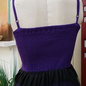 aeropostale striped skirt purple dress